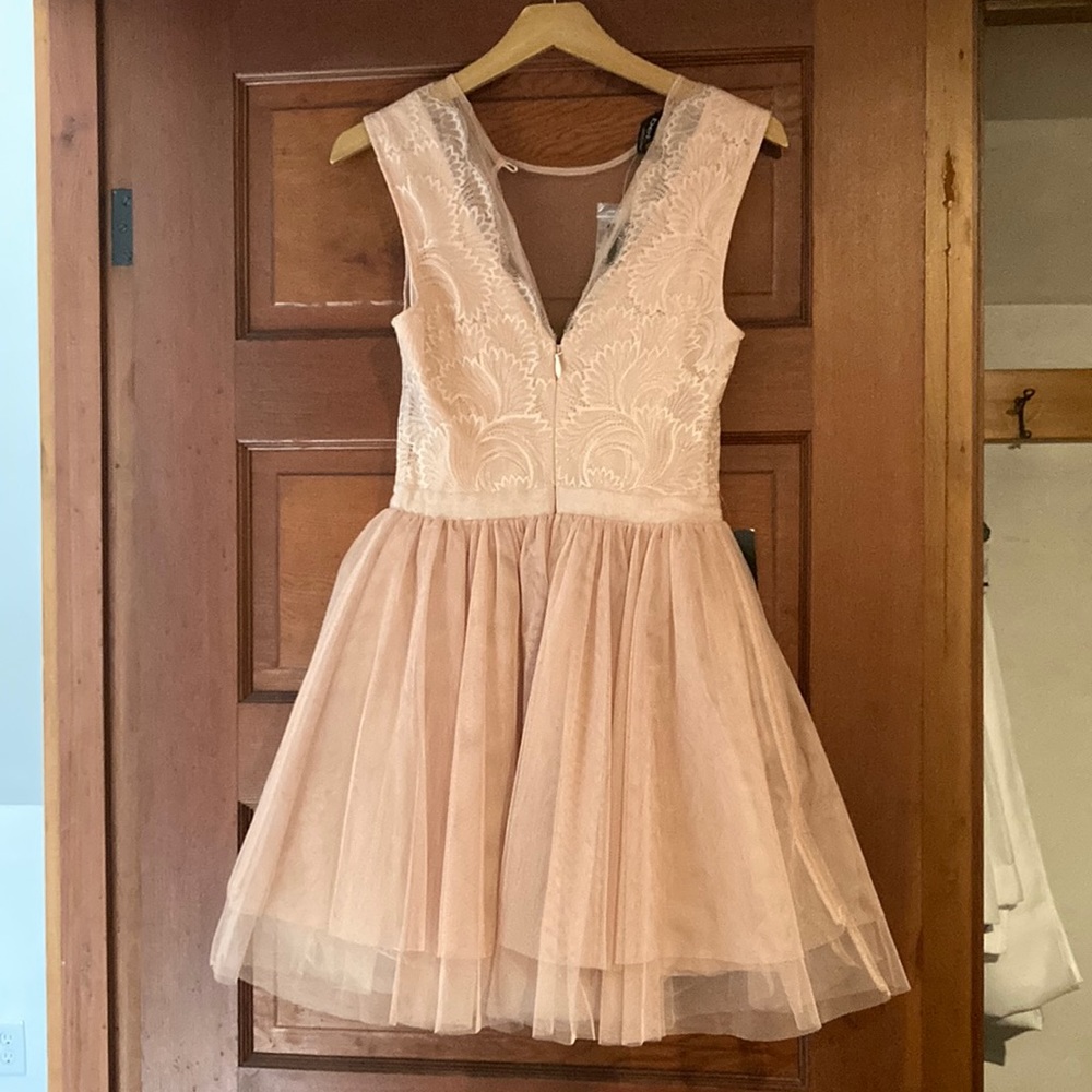 Fit + fare puff tulle dress